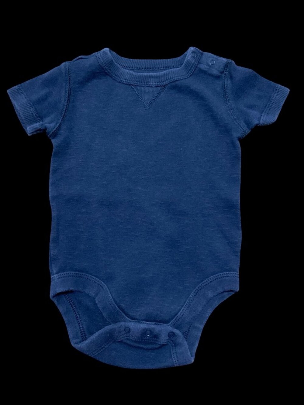 👣 5/$25 - Solid Navy Tee Onesie